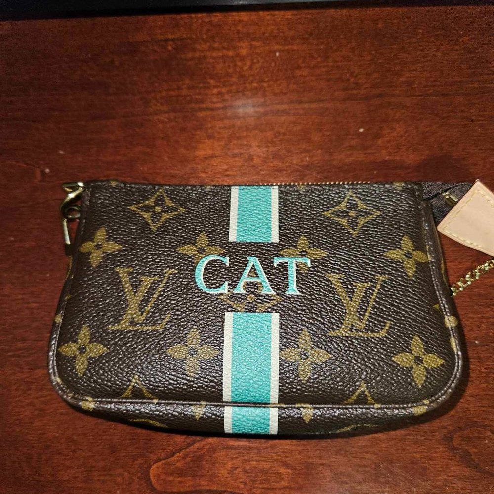 LOUIS VUITTON MINI POCHETTE ACCESSOIRES MY LV HERITAGE Customized